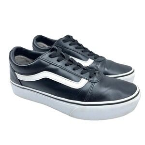 Vans Old Skool Plaform Black White Y2K Chunky Low Top Womens Size 9.5 Shoes